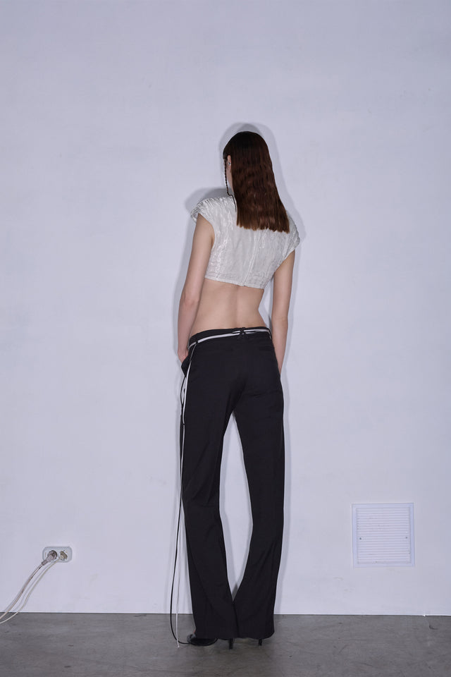 Organza Shoulder Top